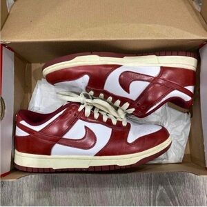 Nike Red and White Sneakers Classic Style